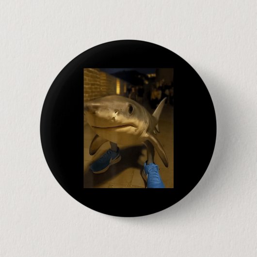 Tralalero Tralala Hai-Meme Button (Vorderseite)