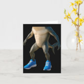 Tralalero Tralala Italian Brainrot Halloween Costu Karte (Gelbe Blume)