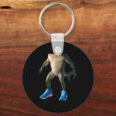 Tralalero Tralala Italian Brainrot Halloween Costu Schlüsselanhänger (Vorderseite)