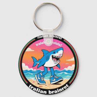 tralalero tralala "italian brainrot" keychain schlüsselanhänger