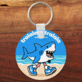 tralalero tralala "italian brainrot" schlüsselanhänger (Vorderseite)