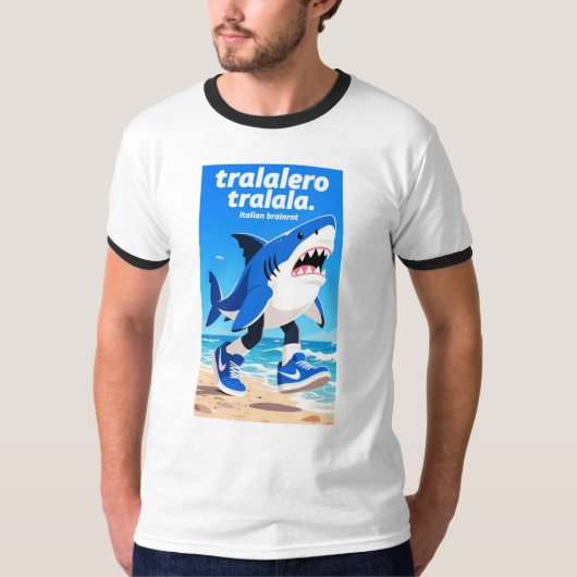 tralalero tralala "italian brainrot" T-Shirt (Vorderseite)