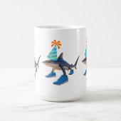 Tralalero Tralala Shark Birthday Hat Kaffeetasse (Mittel)