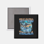 Tralalero Tralala Shark Meme Bootle Magnet (Vorderseite/Rückseite)