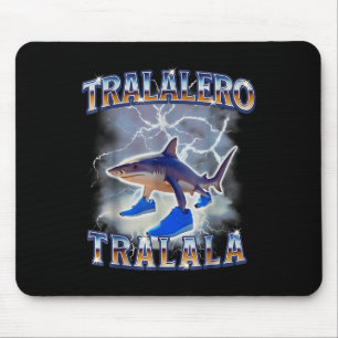 Tralalero Tralala Shark Meme Bootle Mousepad