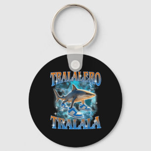 Tralalero Tralala Shark Meme Bootle Schlüsselanhänger