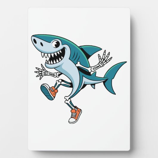 Tralalero Tralala SkeleBoo Halloween Design Fotoplatte (Vorderseite)