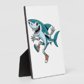 Tralalero Tralala SkeleBoo Halloween Design Fotoplatte (Seite)