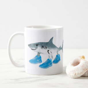 Tralalero Tralala Stempel Illustration Kaffeetasse