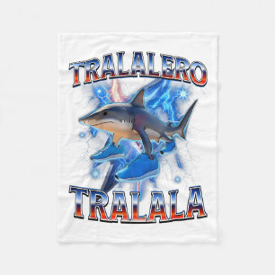 Tralalero Tralala Tralero Tralala Shark Meme B Fleecedecke