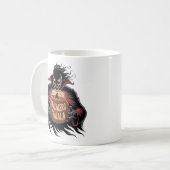 Tralalero Tralala Vampire Pumpkin Halloween Kaffeetasse (Vorderseite Links)