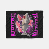 Tralalita Tralalelita Funny Italian Brainrot Hallo Fleecedecke (Vorderseite (Horizontal))