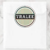 Tralee City Pride Emblem – Irish Identity Runder Aufkleber (Tasche)