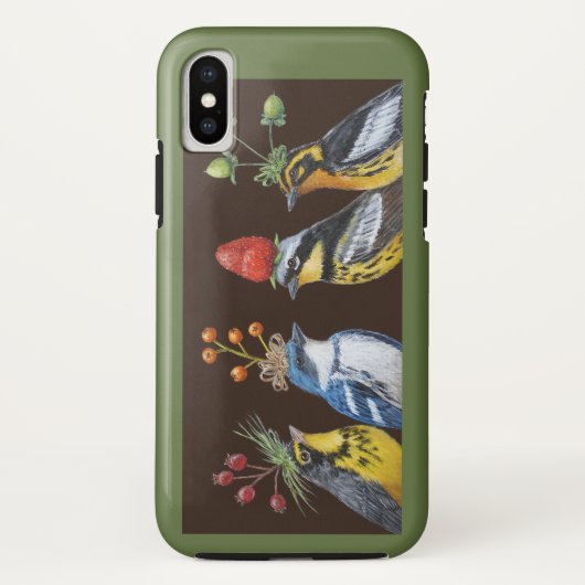 Trällerer auf Beeren-Hut-NachtiPhone Fall Case-Mate iPhone Hülle (Rückseite)