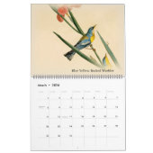 Trällerer-Vögel Johns Audubon von Amerika-Kalender Kalender (Mär 2026)