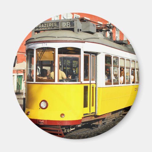 Tram 28, Lisbon, Portugal, Magnet (Vorne)