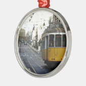 Tram 28, Lisbon, Portugal, Silbernes Ornament (Links)