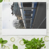 Tram Amsterdam Geschirrtuch (Gefaltet)