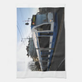 Tram Amsterdam Geschirrtuch (Vertikal)