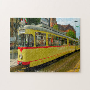 Tram Düsseldorf Deutschland. Jigsaw Puzzle