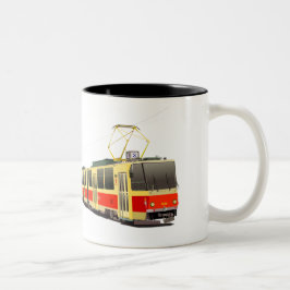 Tram KT8D5 Zweifarbige Tasse