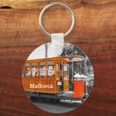 Tram Port de Soller Souvenir Schlüsselanhänger (Vorderseite)