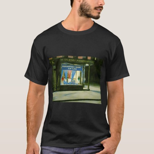 Tramp-Dampfer Edward Hopper T-Shirt (Vorderseite)