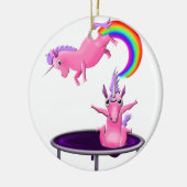 Trampelunicorn Keramikornament (Links)