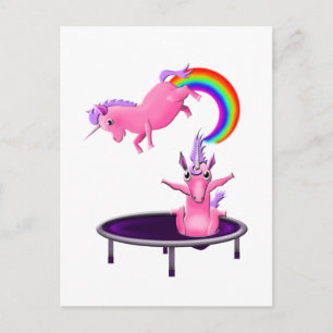 Trampelunicorn Postkarte