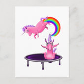 Trampelunicorn Postkarte (Vorderseite)