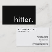 trampen. visitenkarte (Vorne/Hinten)