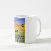 Trample die Wildblumen! - Sarcastisch wiederherste Kaffeetasse (VorderseiteRechts)