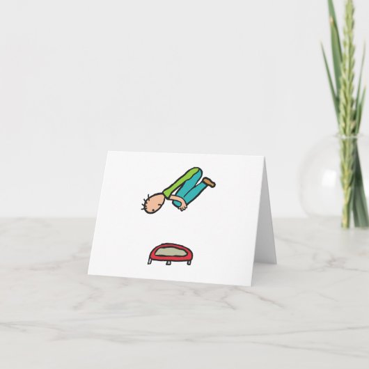 Trampolation Karte (Vorderseite)