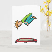 Trampolation Karte (Gelbe Blume)