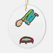 Trampolation Keramik Ornament (Links)