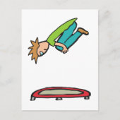 Trampolation Postkarte (Vorderseite)