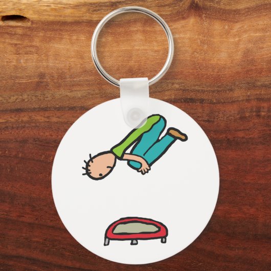 Trampolation Schlüsselanhänger (Vorderseite)