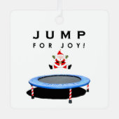 Trampolin Christmas Collectin Ornament Aus Metall (Vorderseite)