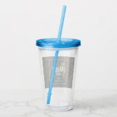 Trampolin Geburtstag 16oz Tumbler - Junge Acryltrinkbecher (Rückseite)