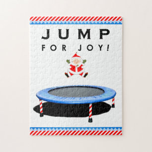 Trampolin-Geschenk für die Feiertage Puzzle
