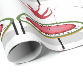 Trampolin Geschenkpapier (Rolleneckpunkt)