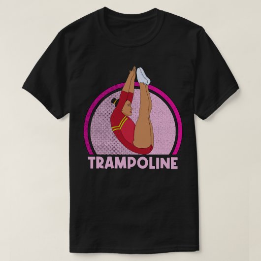Trampolin-Gymnastik 4 T-Shirt (Design vorne)