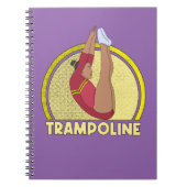 Trampolin Gymnastik Notizblock (Vorderseite)