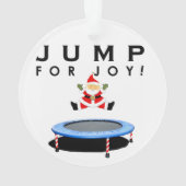Trampolin Holiday-Geschenk Ornament (Rückseite)