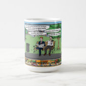 Trampolin | Klassiker zum Vatertag Kaffeetasse (Mittel)
