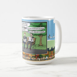 Trampolin | Klassiker zum Vatertag Kaffeetasse