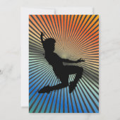 Trampolin Park Party Einladung (Rückseite)