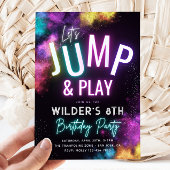 Trampolin-Party Einladung | PARTY