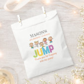 Trampolin Party Geburtstag Geschenktütchen (Ausgeschnitten)