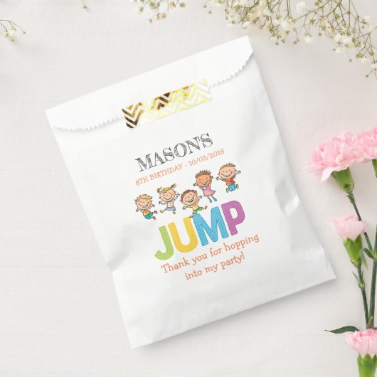 Trampolin Party Geburtstag Geschenktütchen (Versiegelt)